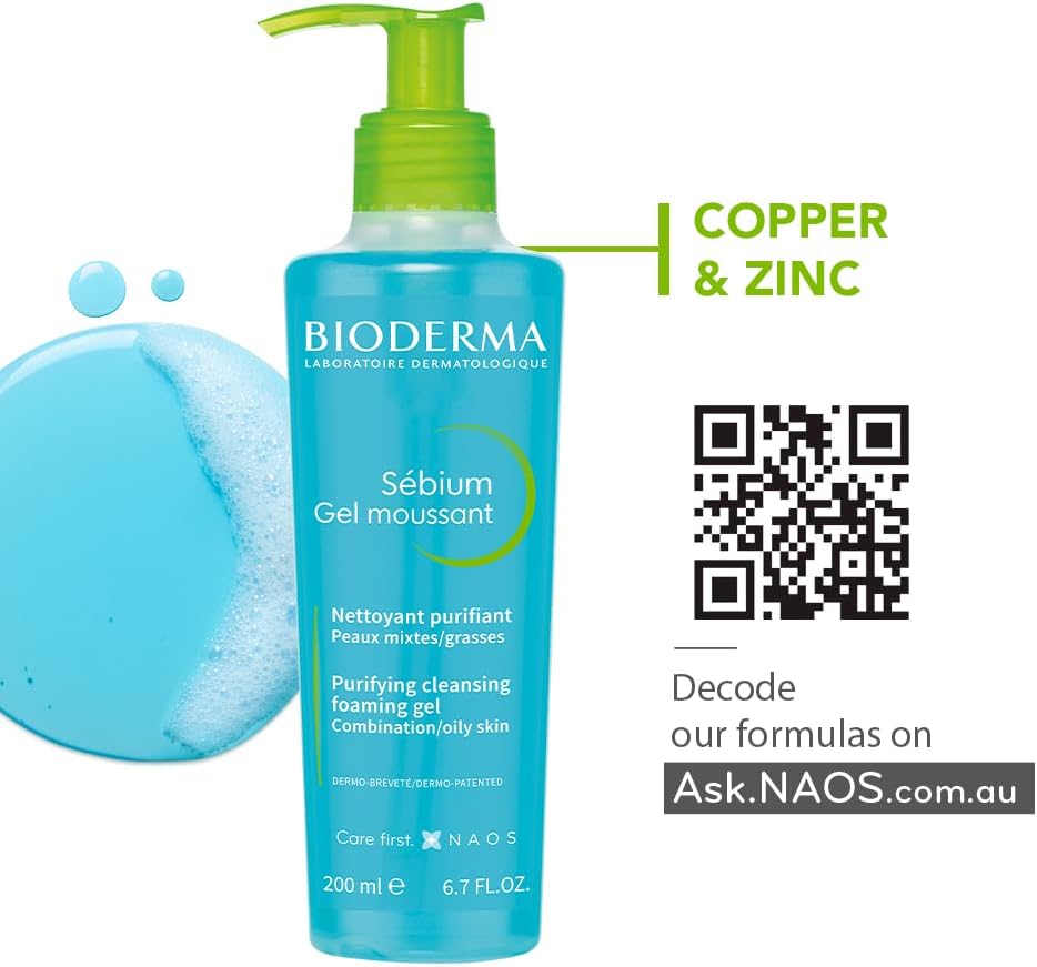 BIODERMA SEBIUM GEL MOUSSANT FP200ML