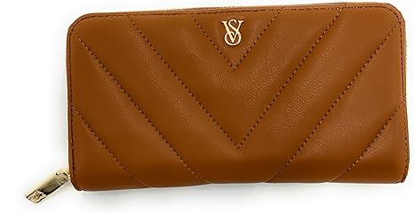 Victoria's Secret Large Wallet Zip-Around (Brown)
